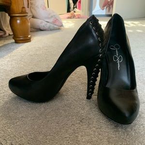 Jessica Simpson corset pumps